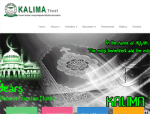 Tablet Screenshot of kalimatrust.org